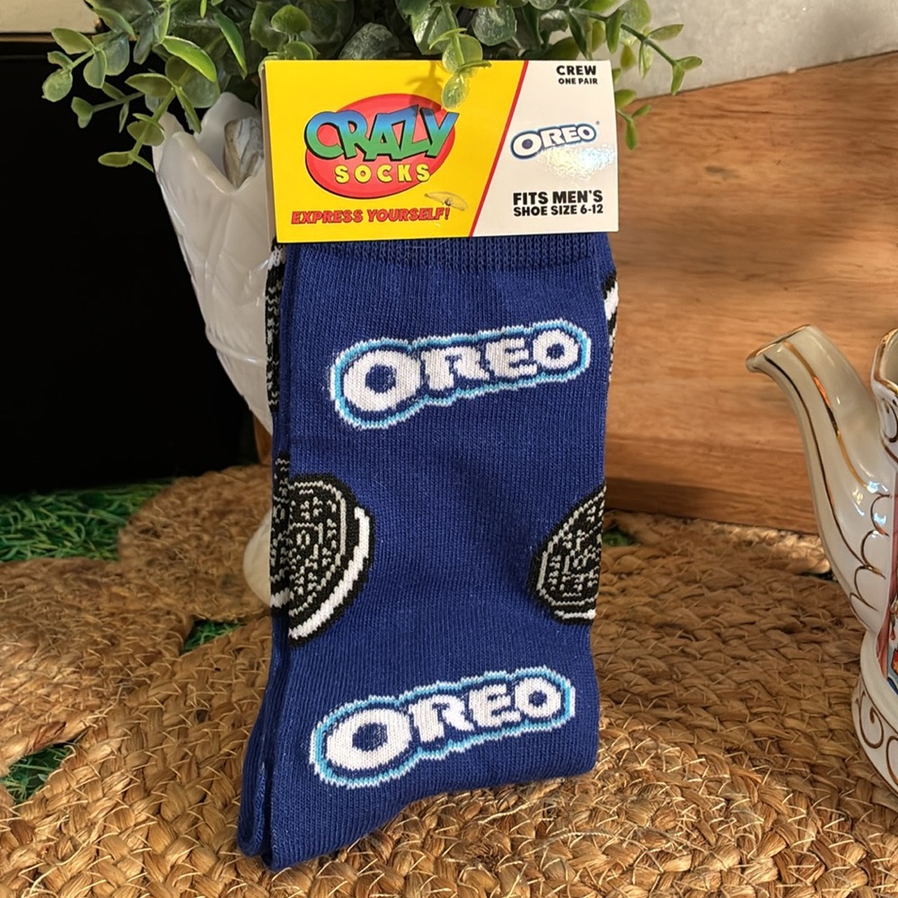 Oreo Cookie Crew Socks with Iconic Design